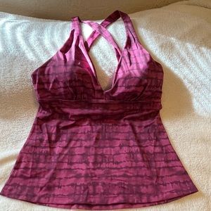Athleta Plunge Tankini Top